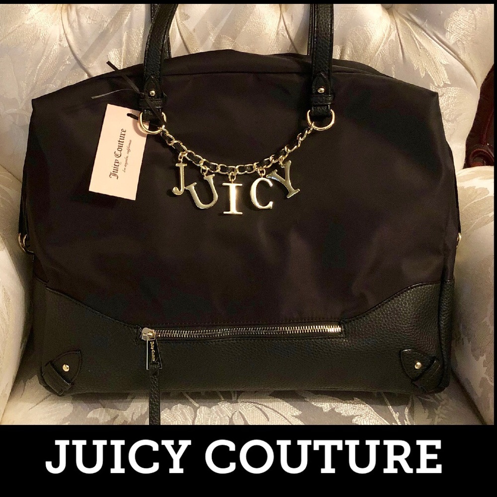 JUICY COUTURE LARGE LOGO LUGGAGE CARRY ON BAG - Picture 3 of 8